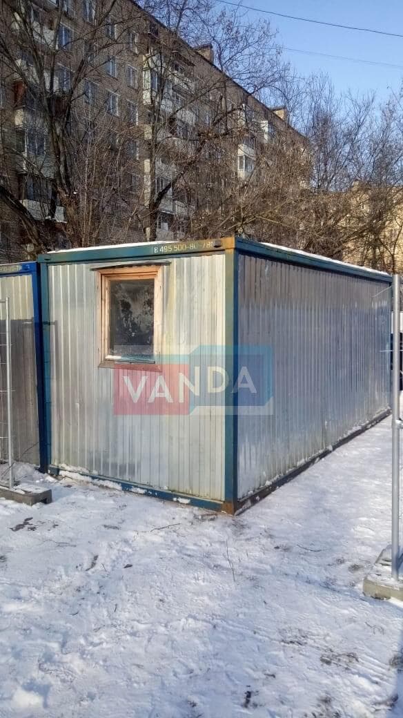 Б/У блок контейнер с тамбуром 5.85x2.45